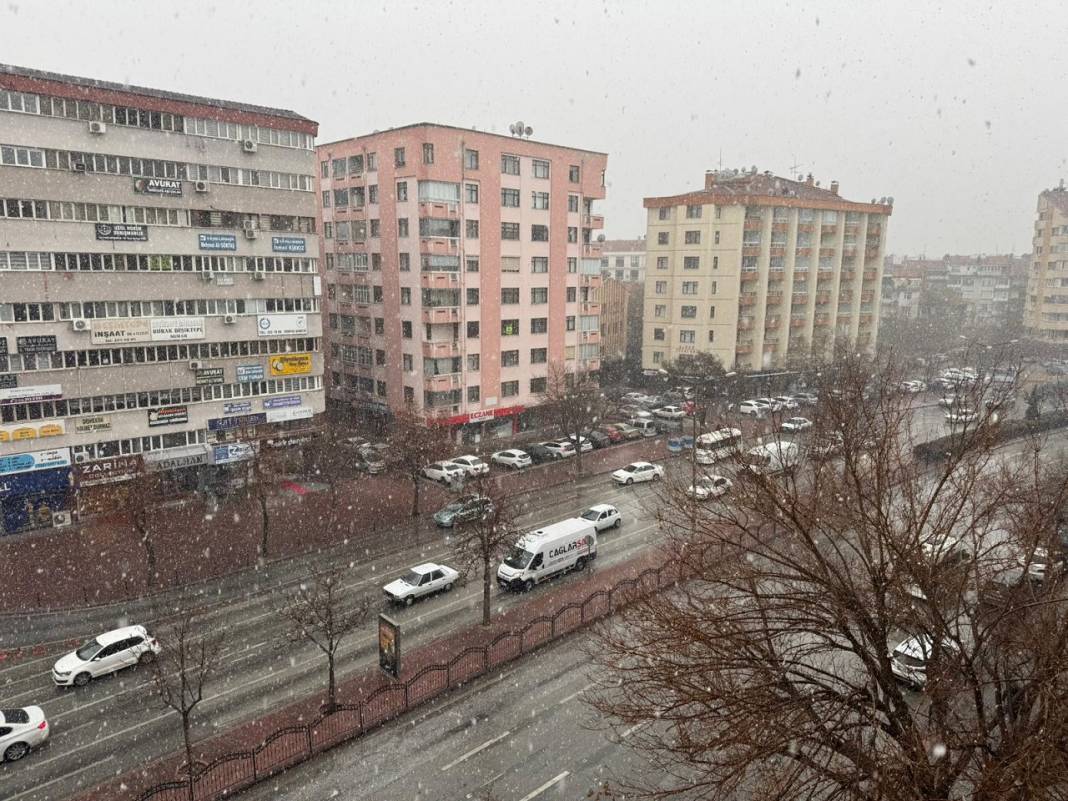 Kar Konya’ya ‘buradayım’ dedi! 8